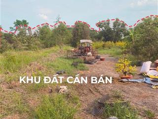 Bán đất p.tây nam tp hcm 21,5m mặt tiền, giáp rạch, gần sông sg, đường xe tải, tiện ra tl744 .