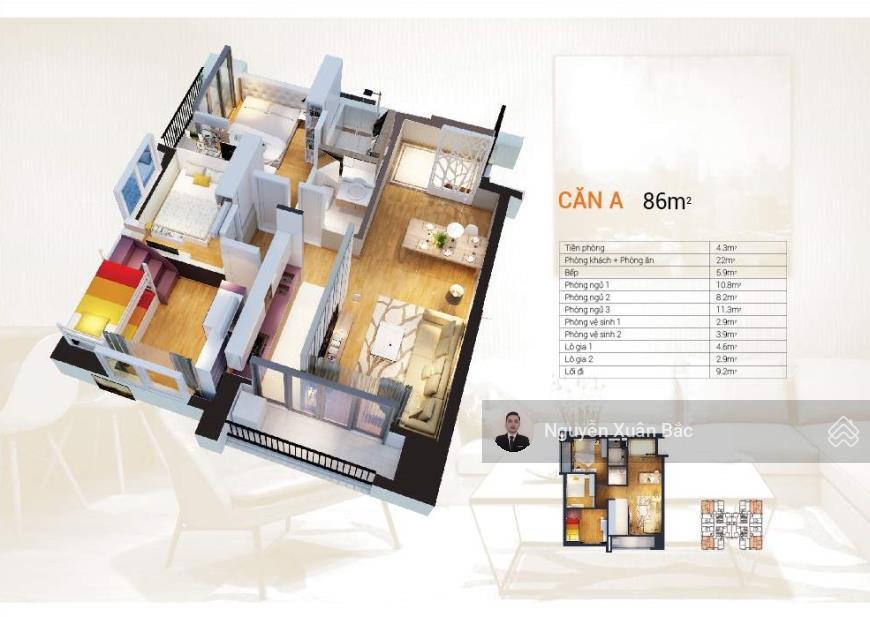 Bán căn hộ 3n2vs tòa ct1a mon city  86m2 tầng trung, cửa đông nam cực mát  sổ đỏ sẵn sang tên.