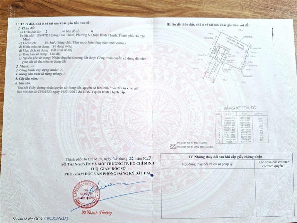 Bán đất tặng 2 căn nhà 1 trệt, 2 lầu, sân thượng, có 8 phòng cho thuê quận bình thạnh