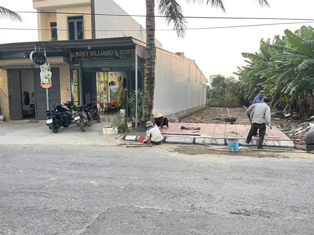Trục chính chợ bứa làng nguyệt an lão kinh doanh buôn bán sầm uất đường đang làm 12m