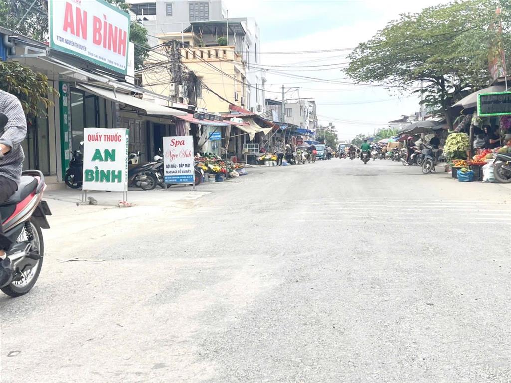 Trục chính chợ bứa làng nguyệt an lão kinh doanh buôn bán sầm uất đường đang làm 12m