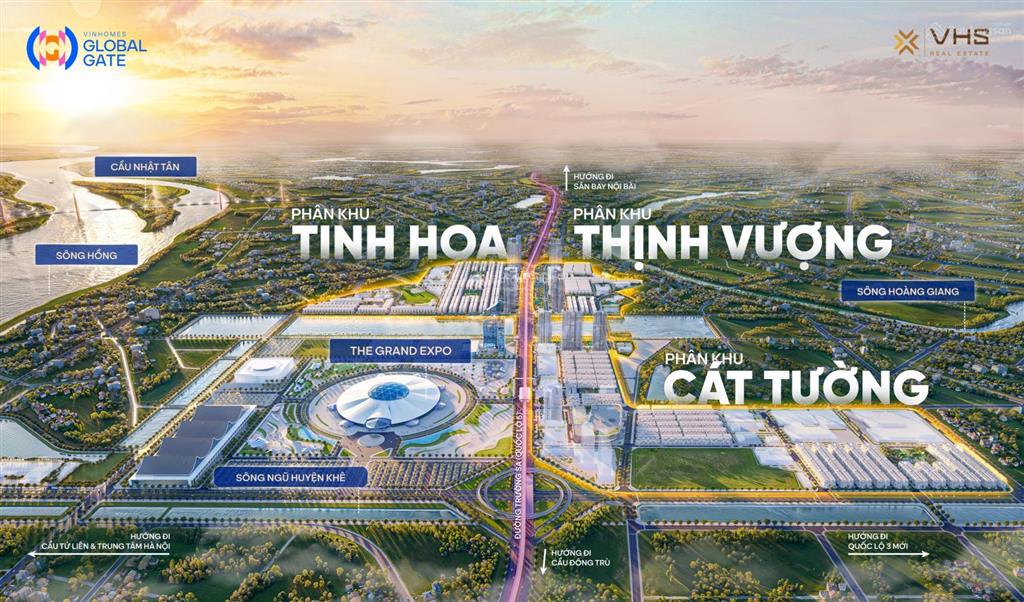 Cập nhật giá chuyển nhượng liền kề biệt thự vinhomes global gate cổ loa, giá gốc từ 15 tỷ