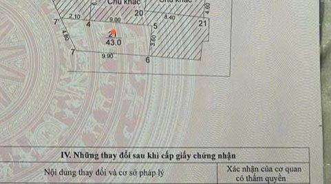 7,1tỷ(gialộc)căn duy nhất, c4, sổ đỏ đủ 43m2, lôgóc, 2 thoáng ko nỗi, quy hoạch, sát phố thụy khuê