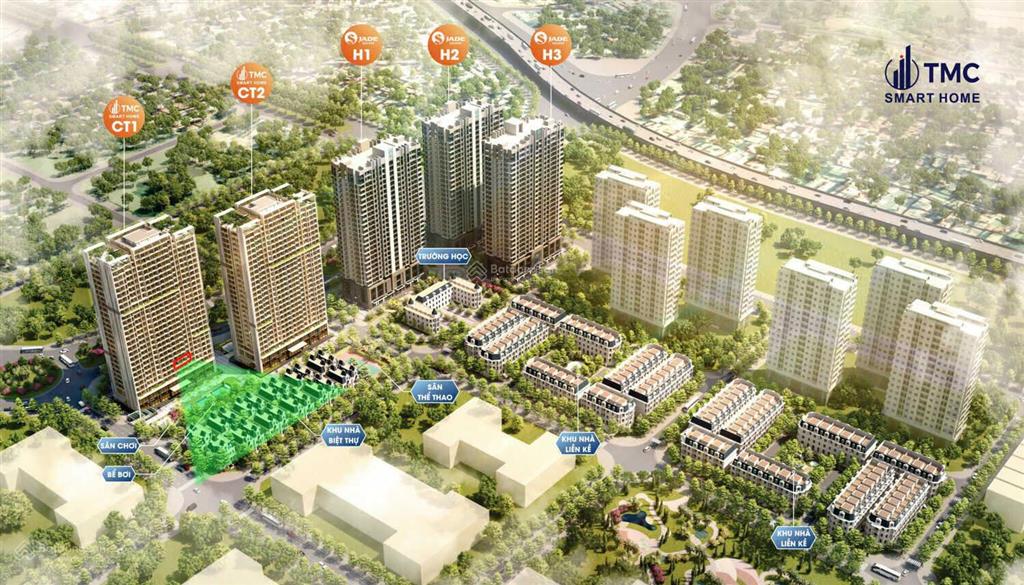 Bán suất ngoại giao căn 2pn view bể bơi chung cư tmc smart home hà nội