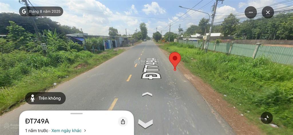 Tôi chính chủ cắt lỗ giảm còn 30 tỷ lô đất mặt tiền đt749a tổng dt 5.028m² ngân hàng cho vay 25 tỷ