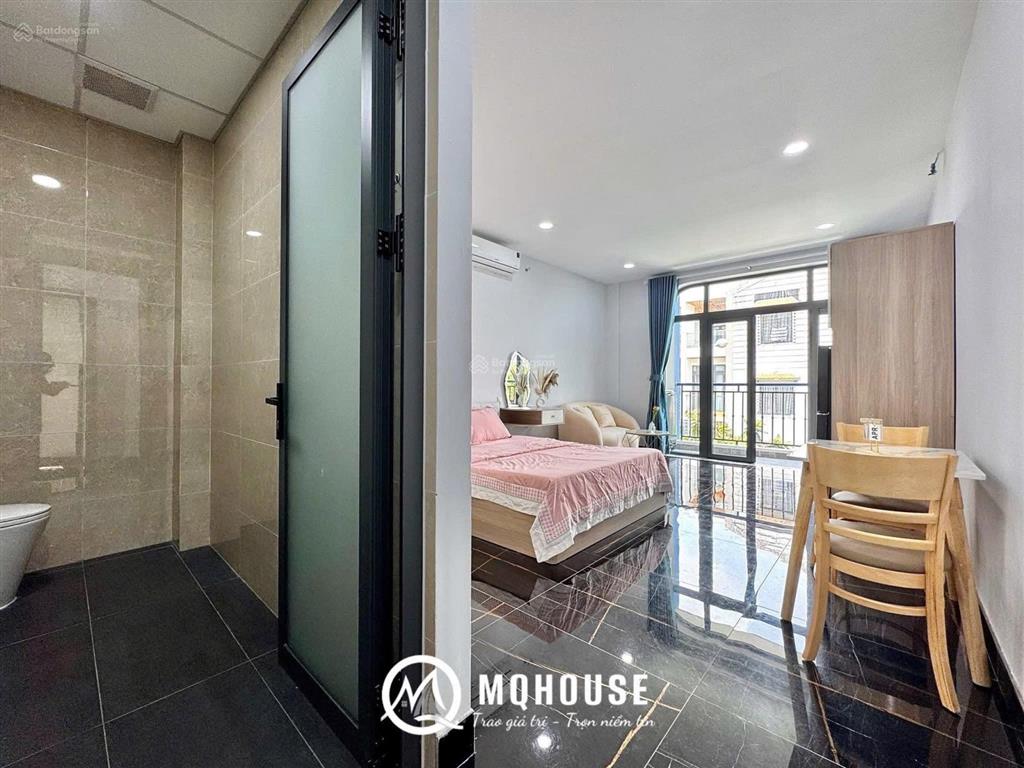 Căn hộ studio, bancông full nội thất tại trần đình xu q1 gần bùi viện, chợ thái bình