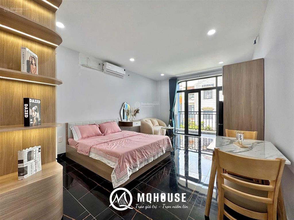 Căn hộ studio, bancông full nội thất tại trần đình xu q1 gần bùi viện, chợ thái bình