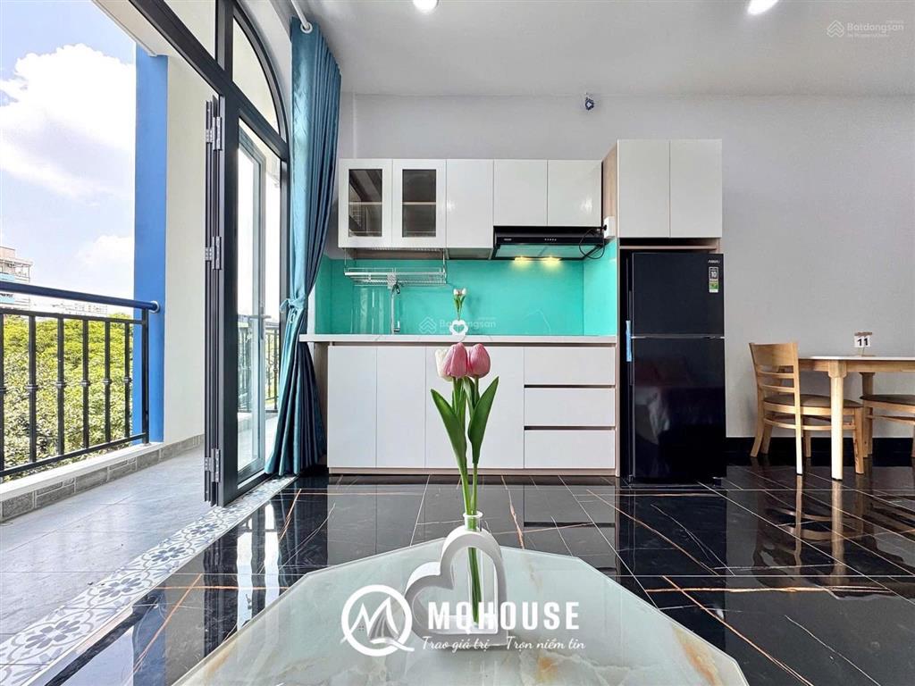 Căn hộ studio, bancông full nội thất tại trần đình xu q1 gần bùi viện, chợ thái bình