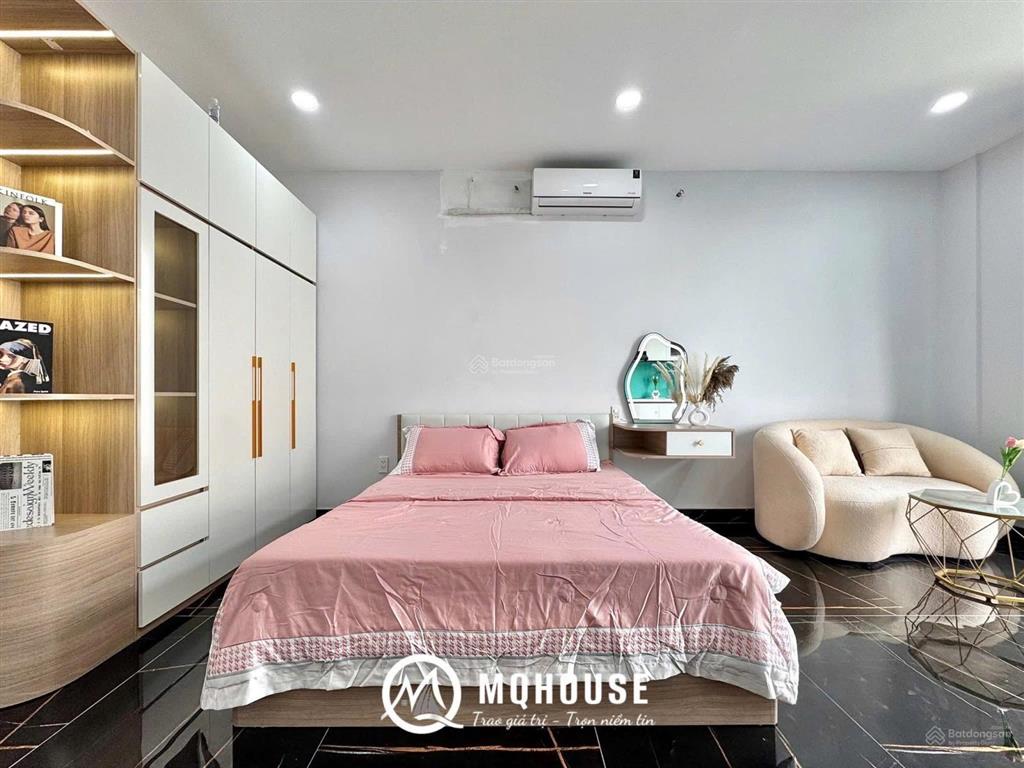 Căn hộ studio, bancông full nội thất tại trần đình xu q1 gần bùi viện, chợ thái bình