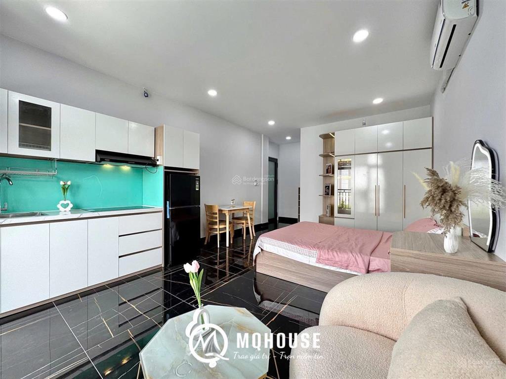 Căn hộ studio, bancông full nội thất tại trần đình xu q1 gần bùi viện, chợ thái bình