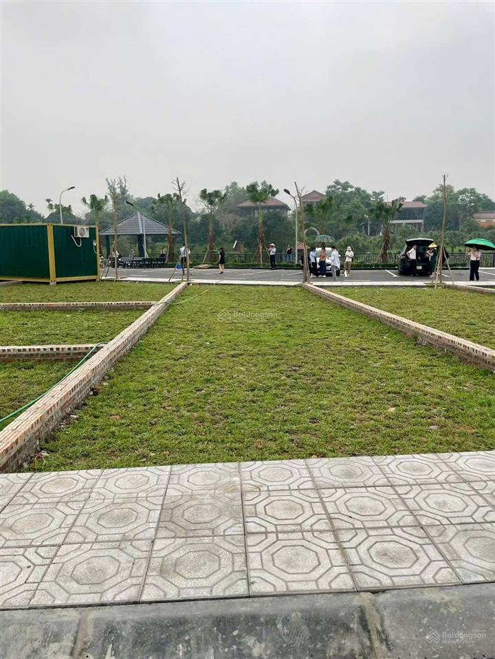 Bán đất đồng trạng, 100m2 full thổ cư, view hồ, sát trục hồ tây ba vì & khu cnc