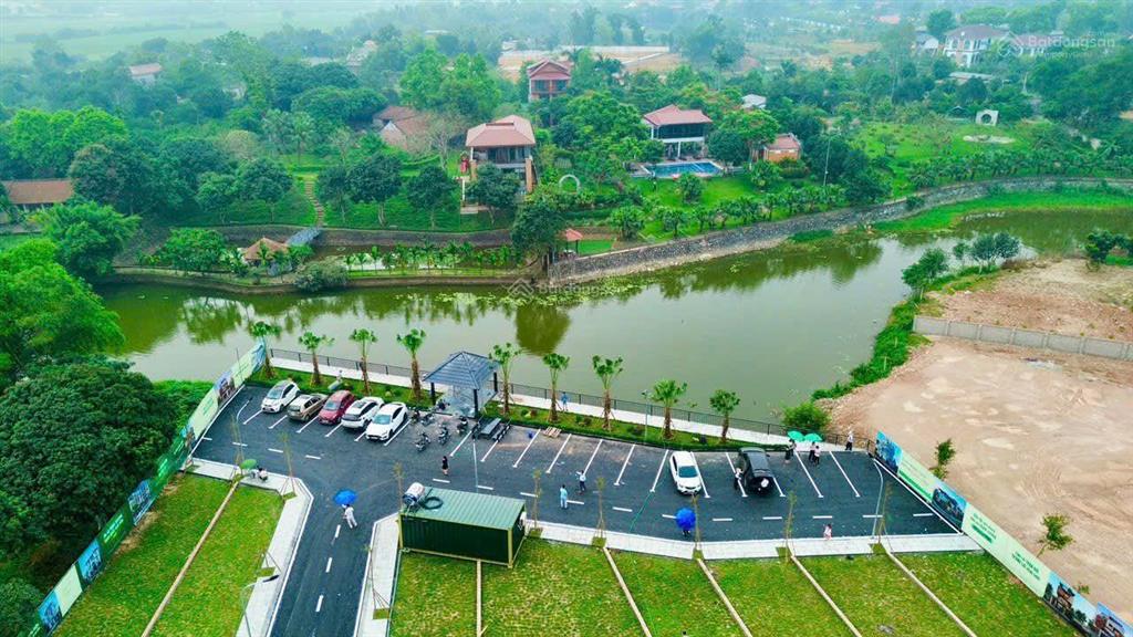 Chỉ 1 lô duy nhất giá 3.1 tỷ, 100m2 lô góc, view hồ đồng trạng, sổ đỏ chính chủ, bãi đỗ ô tô rộng