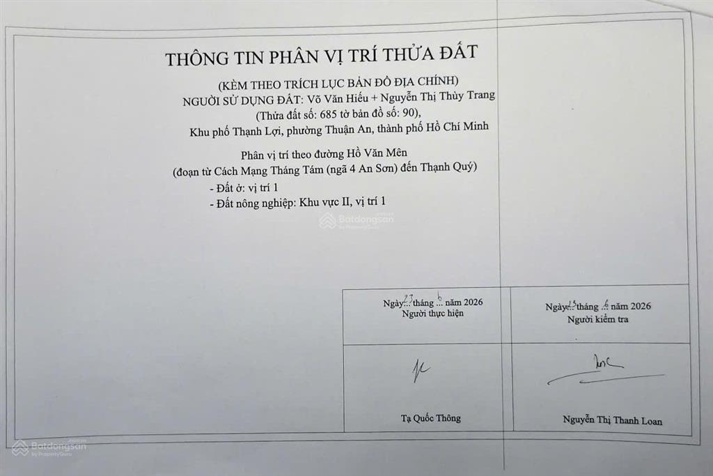 Nhà đất 2 mặt tiền đường hồ văn mên 220m2