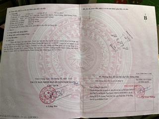 Bán nhanh bđs chính chủ, ko qua trung gian, đường nhựa 5,5m thị trấn thạnh mỹ, nam giang, đà nẵng