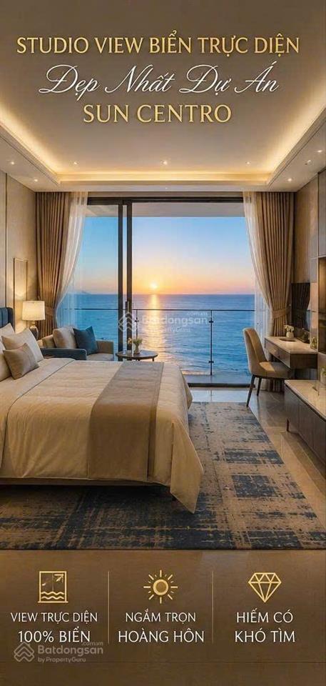 Chỉ còn 1 căn studio mặt biển đẹp nhất sun centro town