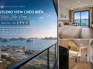 Chỉ 1 tỷ 9 sở hữu studio view chéo biển tầng 12