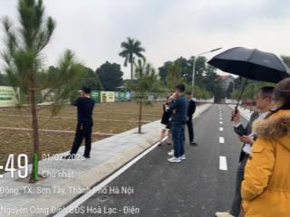 Hot. đất nền hoà lạc diện tích từ 100m2 ngay sát làng đại học quốc gia và khu công nghệ cao