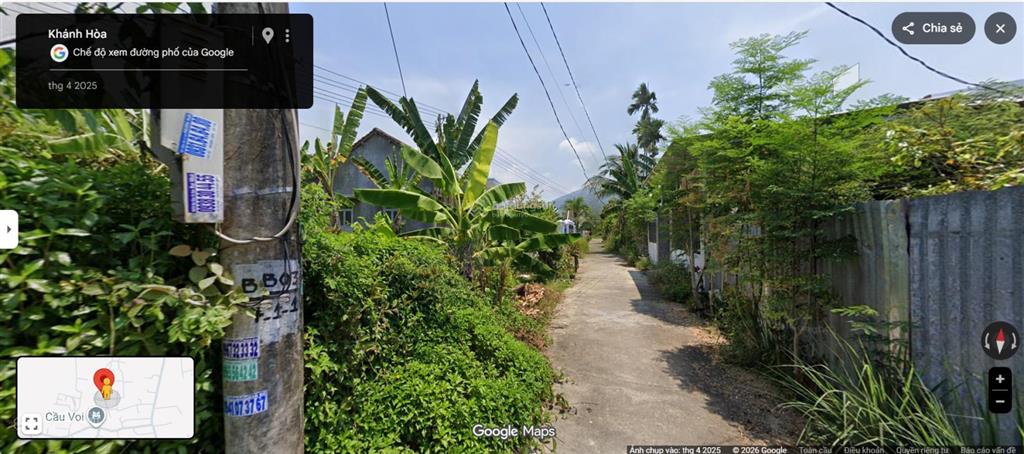 Bán đất diên khánh giáp ranh nha trang cách biển 10km, full thổ cư 203m2 chỉ 6 tr/m2