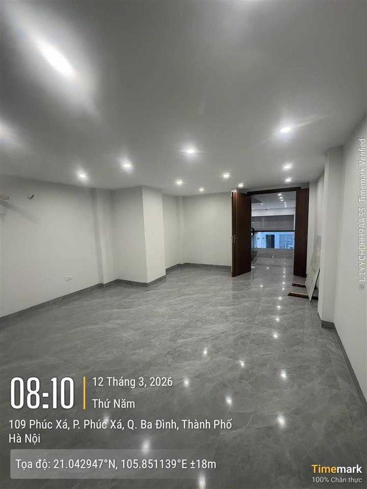 Cho thuê văn phòng tại đường phúc xá, 50 triệu, 80m2, 6 tầng, 4.2m mặt tiền