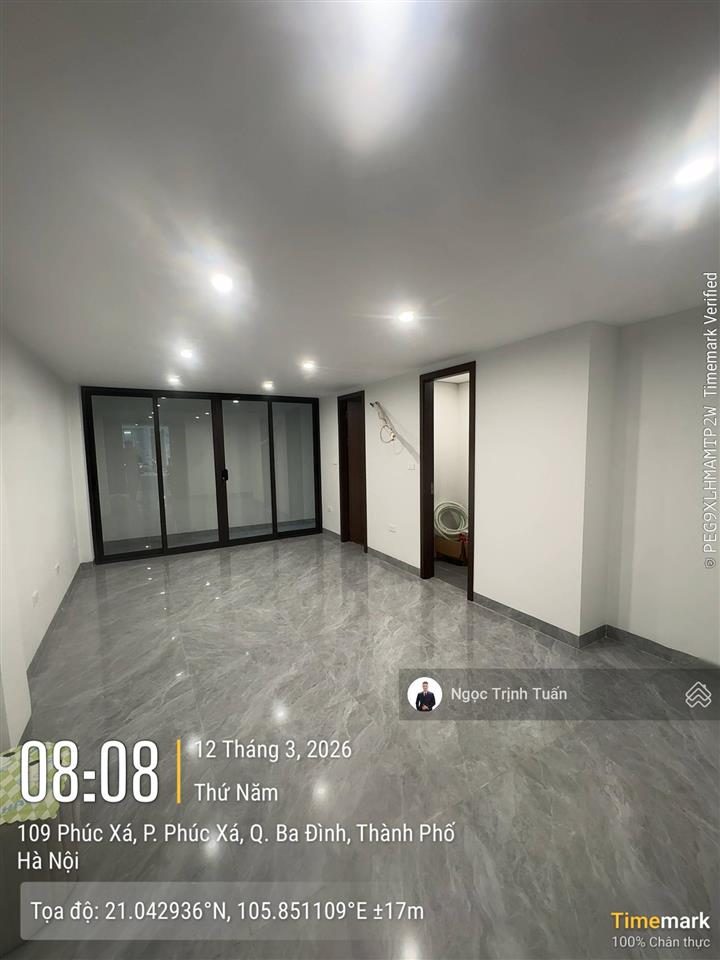 Cho thuê văn phòng tại đường phúc xá, 50 triệu, 80m2, 6 tầng, 4.2m mặt tiền