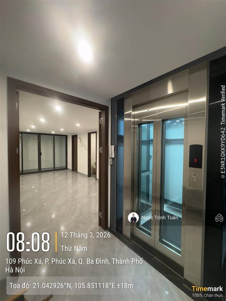 Cho thuê văn phòng tại đường phúc xá, 50 triệu, 80m2, 6 tầng, 4.2m mặt tiền