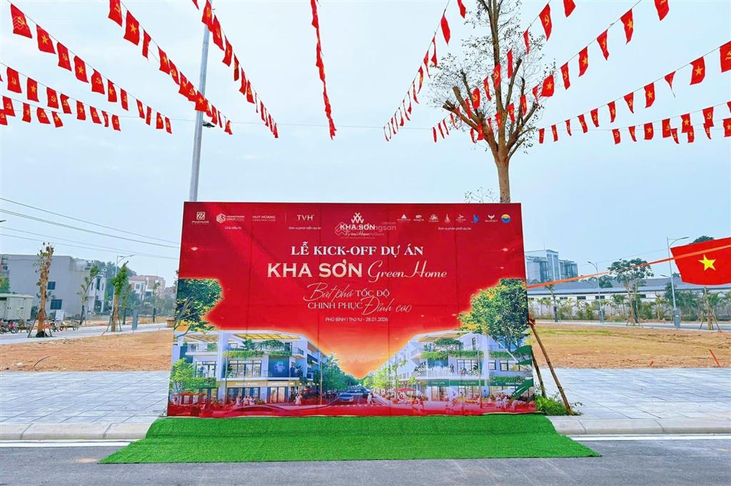 Hot, ra mắt khu đô thị nổi bật thủ phủ công nghiệp mới phú bình, giá chỉ 15tr/m2.  0949 040 ***