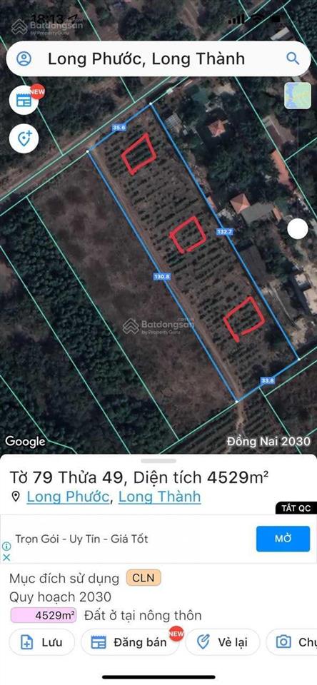 Giảm giá từ 20 tỷ xuống 17.9 tỷ bán gấp lô đất để đáo hạn bank. vị trí cực vip ngay cổng kcn và tdc