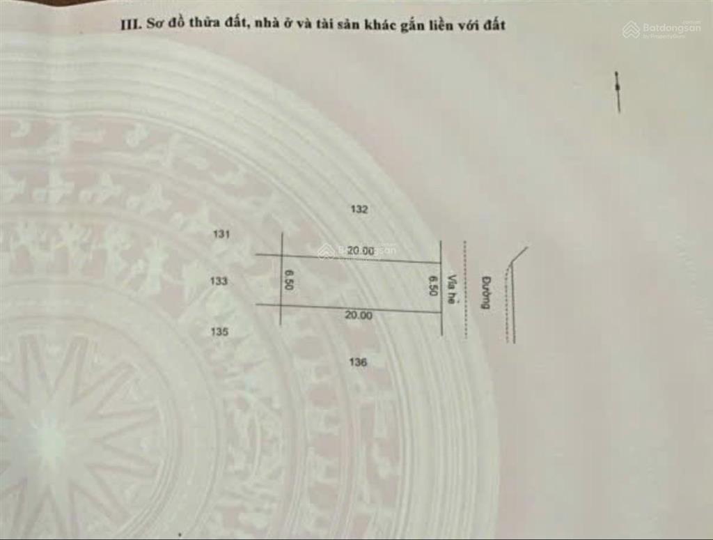 Cc bán gấp 130m2 làn 1 khu đấu giá vĩnh xá, kim động