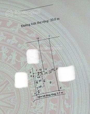 Bán đất hiếm hàng độc bản đường biệt thự trung tâm phố tây, nha trang