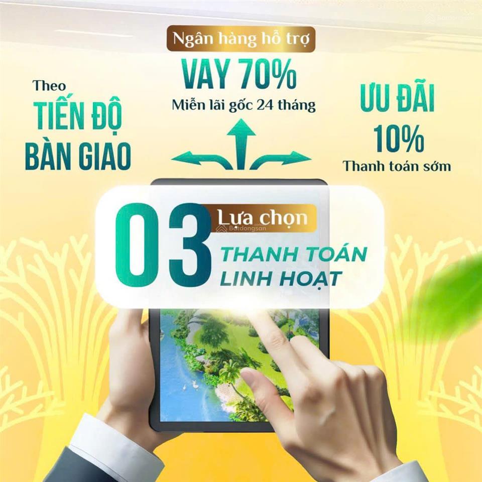 Chỉ từ 75tr/m2 sở hữu biệt thự sông sát ngay hà nội, giá chủ đầu tư, chiết khấu lên tới 10%