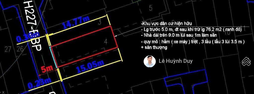 Săn hàng xây chdv đây ạ, khai thác không dưới 130tr/th  ngang 5,2 ngay điện biên phủ giáp quận 1