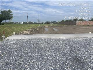 Khai xuân đầu năm đất ngay trung tâm thị trấn đức hòa, giá 650tr, 0938 192 ***