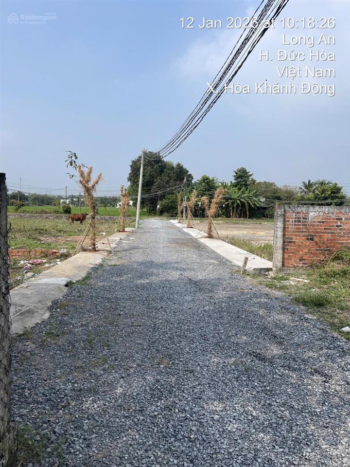 Khai xuân đầu năm đất ngay trung tâm thị trấn đức hòa, giá 650tr, 0938 192 ***