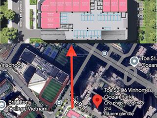 Bán shop chân đế mặt ngoài đối diện 4 tòa chung cư s2, cạnh trường brighton. hỗ trợ lãi suất 5 năm