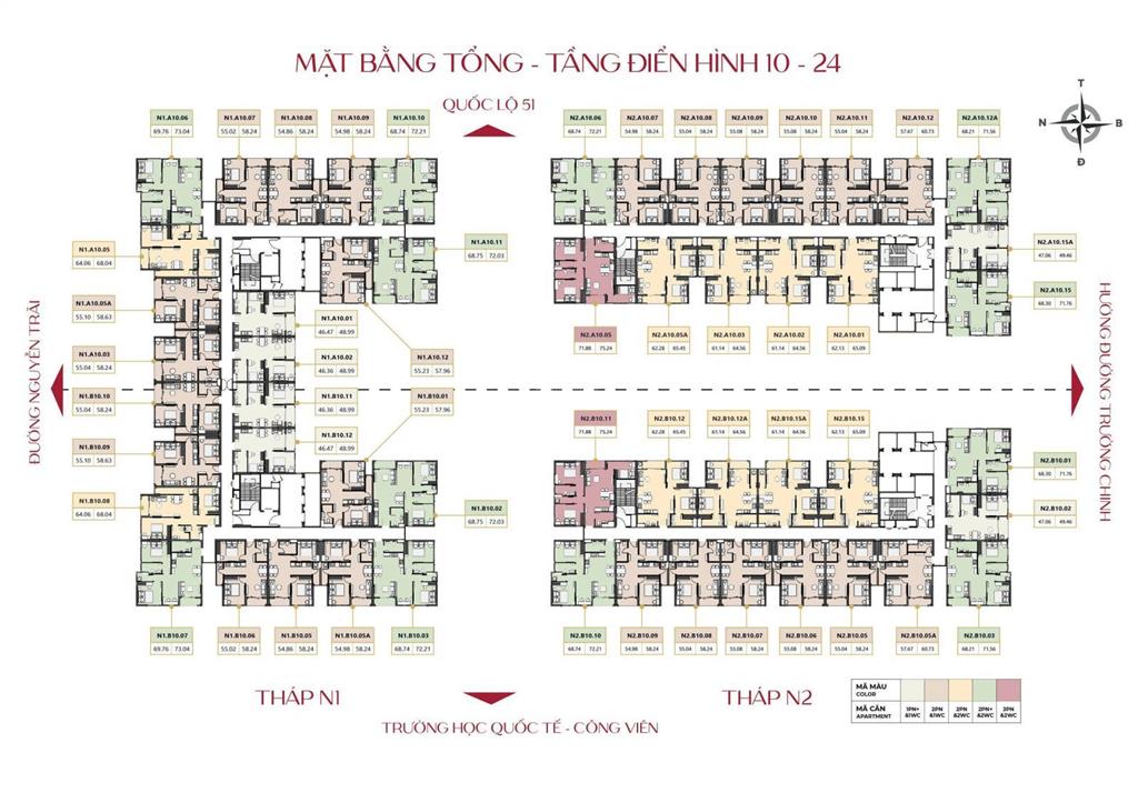 Bán căn hộ 2pn/58m2 maison grand giá 2.2 tỷ. thanh toán 50% nhận nhà ở ngay