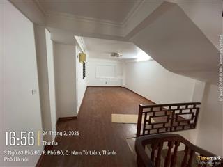 Chính chủ bán nhà riêng tại nhà số 1, ngõ 63, đường phú đô, một bước ra phố, nhà cực đẹp