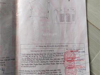Bán đất trồng cây lâu năm thôn tà mon, xã tân lập, huyện hàm thuận nam, tỉnh bình thuận