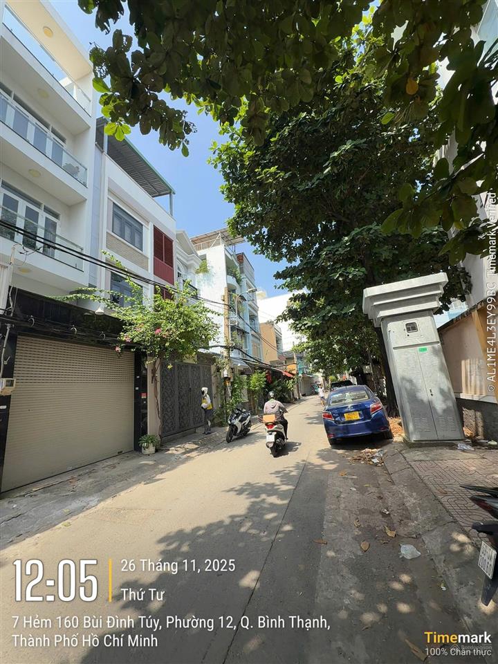 Bán nhà 5 tầng ngay bùi đình túy hẻm xe tải(4.8x17m) phù hợp làm vp/chdv thu nhập 5080 triệu/tháng