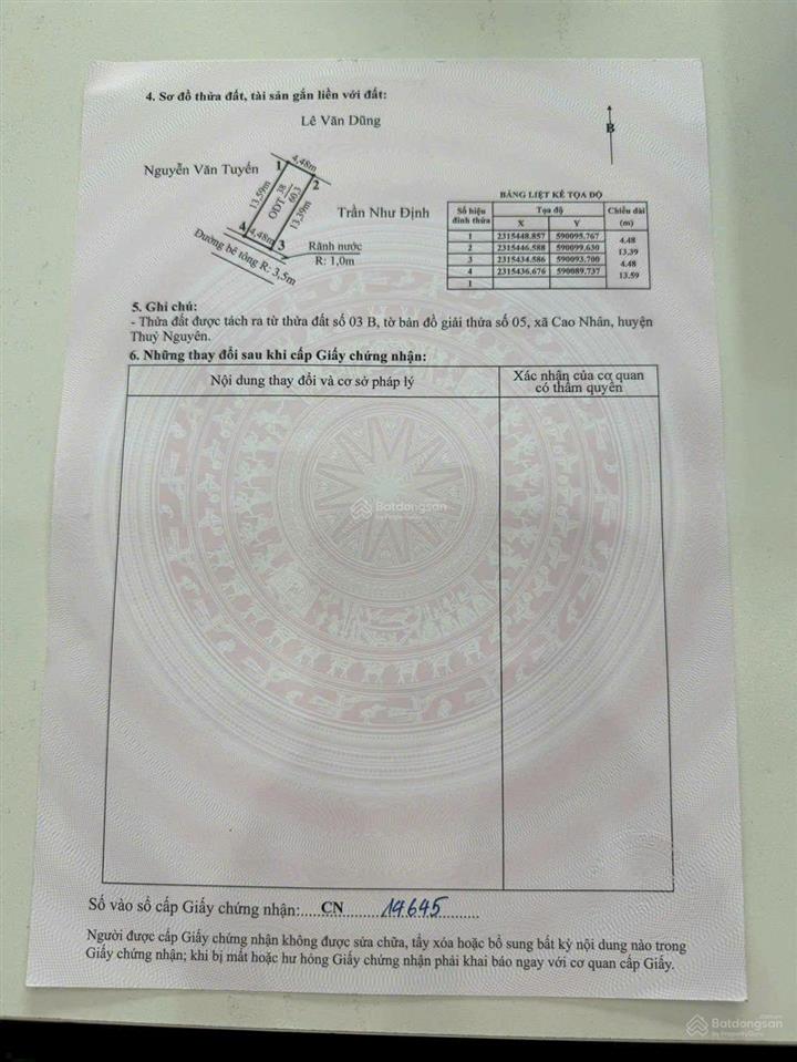 Lô góc mặt đường tại phường lê ích mộc, thủy nguyên. diện tích 60m2, giá 750 tr, đường 6m