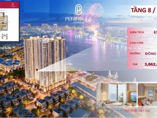 Giá cực sốc chỉ với 3tỷ8 sở hữu ngay căn 2pn view biển mỹ khêgiá tốt nhất peninsula đn