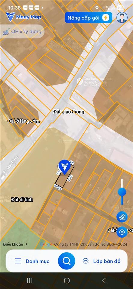 Mặt tiền 4 m hướng tây nam phù hợp với xây nhà dòng tiền