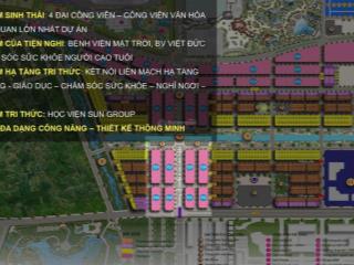 Giá hiếm 1,12 tỷ tại sun urban city căn 48m2 view đẹp, mua giai đoạn vàng