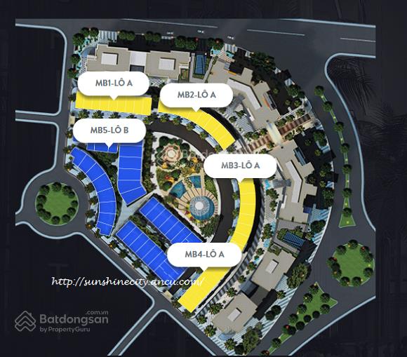 Bán căn liền kề sunshine city diện tích sử dụng 455m2 1 hầm và 3 tầng nổi  giá 53 tỷ 0906 995 ***