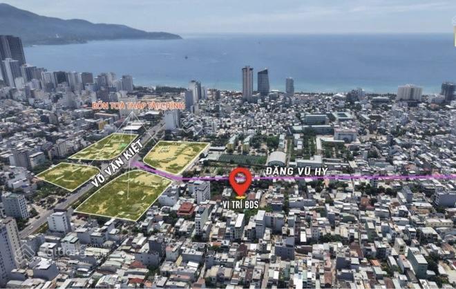 Chuyển nhượng đất 1500m² rộng 25m mặt tiền đường đặng vũ hỷ, sát đường võ văn kiệt, cách biển 500m