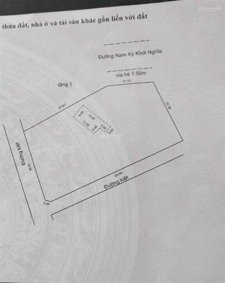 Chuyển nhượng lô đất 1749,5m2 cực đẹp mặt tiền nam kỳ khởi nghĩa, sát khu làng đại học fpt