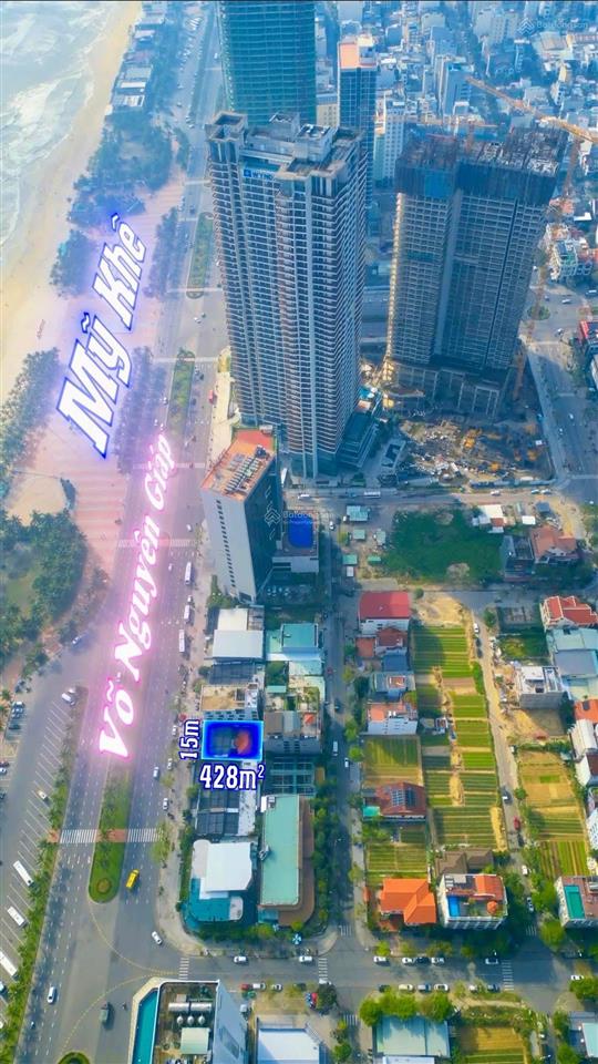 Chuyển nhượng lô đất mặt tiền đường võ nguyên giáp xây được 16 tầng. đối diện bãi tắm phạm văn đồng