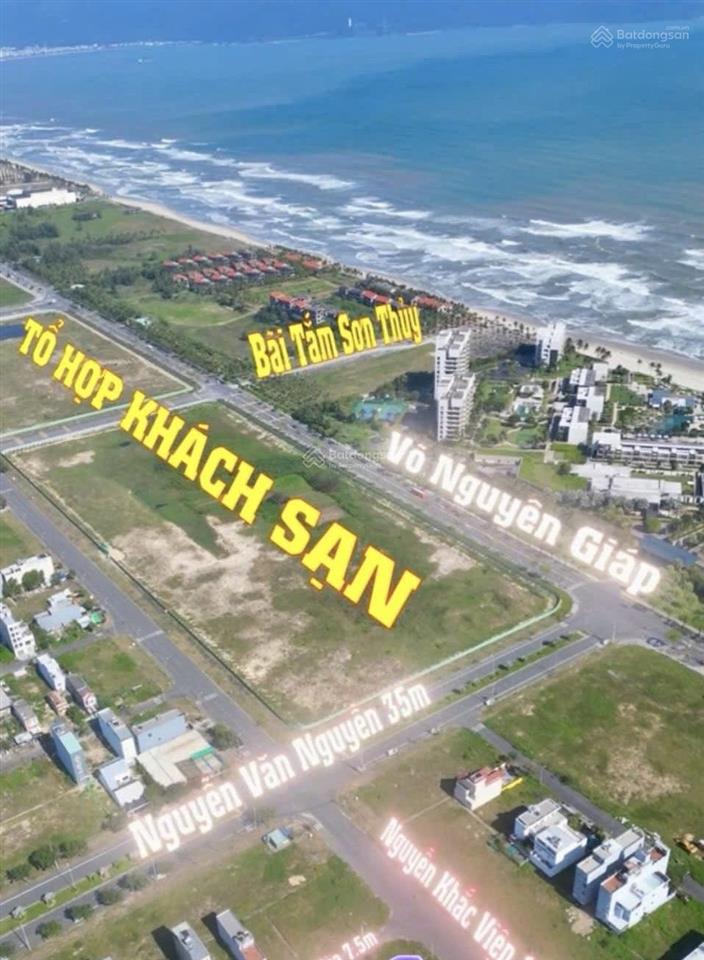 Chuyển nhượng đất 2 mặt tiền đường trường sa  trực diện mặt biển đà nẵng. cách crown 500m