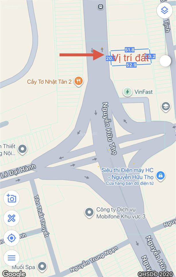 Chuyển nhượng 1024m2 đất ở lâu dài đường nguyễn hữu thọ trục huyết mạch kết nối sân bay, trung tâm