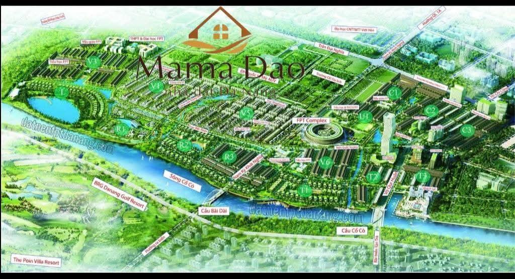 Siêu phẩm lô góc 2 mặt tiền trung tâm khu fpt đà nẵng  ngang 15m