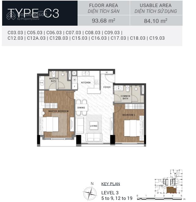 Cho thuê căn hộ 2pn the berkley thảo điền full nội thất cơ bản | view đẹp | chỉ 58 triệu/th